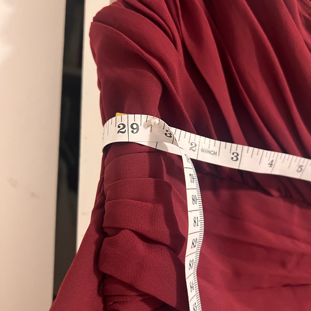 Fashion Nova Burgundy Maxi Dress NWT - Picture 7 of 8